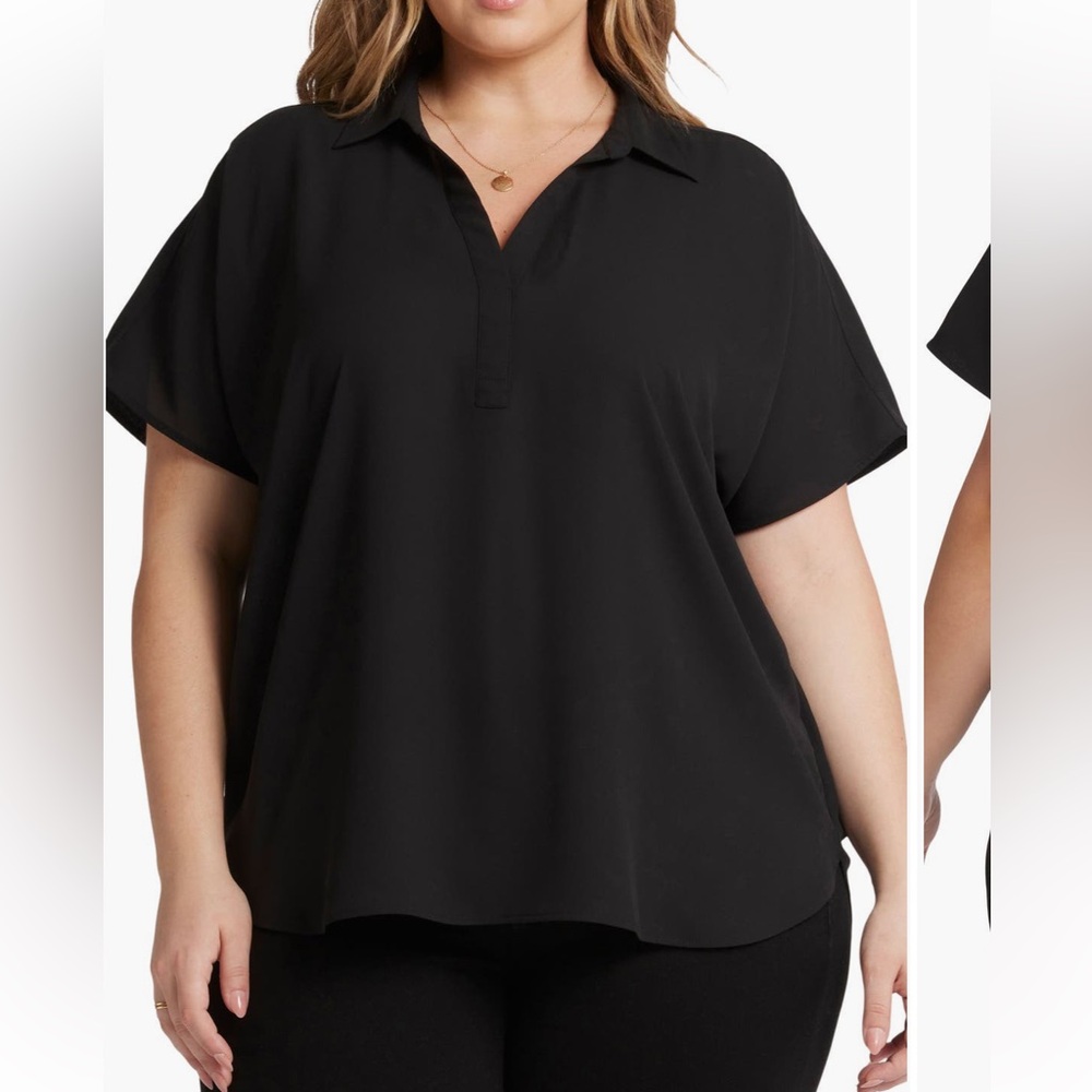 NYDJ Black Women's Blouse